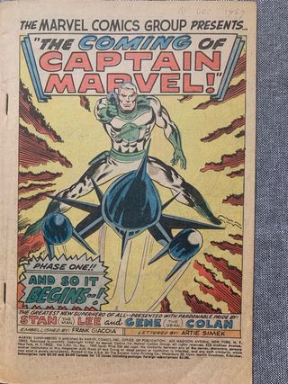 Marvel Super Heroes 12- Origen captain Marvel.
