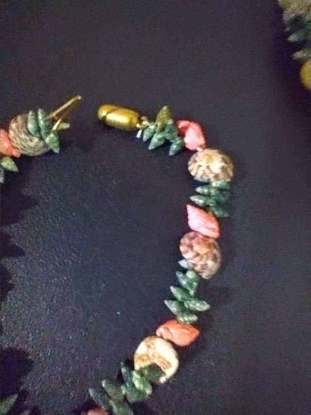 Artesania la Toja pulsera y collar a conjunto