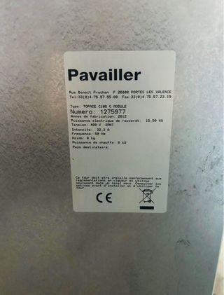 Horno panaderia Bongard.