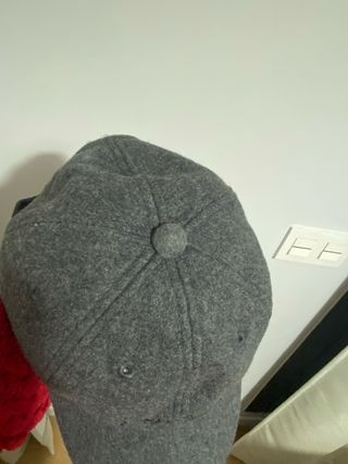 gorra de paño de lana gris high spirits