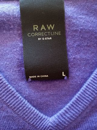 JERSEY MORADO G-STAR RAW