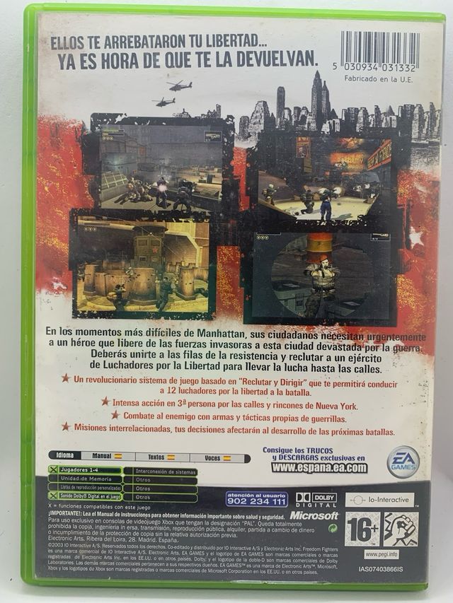 Freedom Fighters Xbox COMPLETA