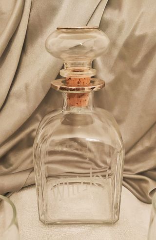 Set whisky con 6 bicchieri vintage anni 70 