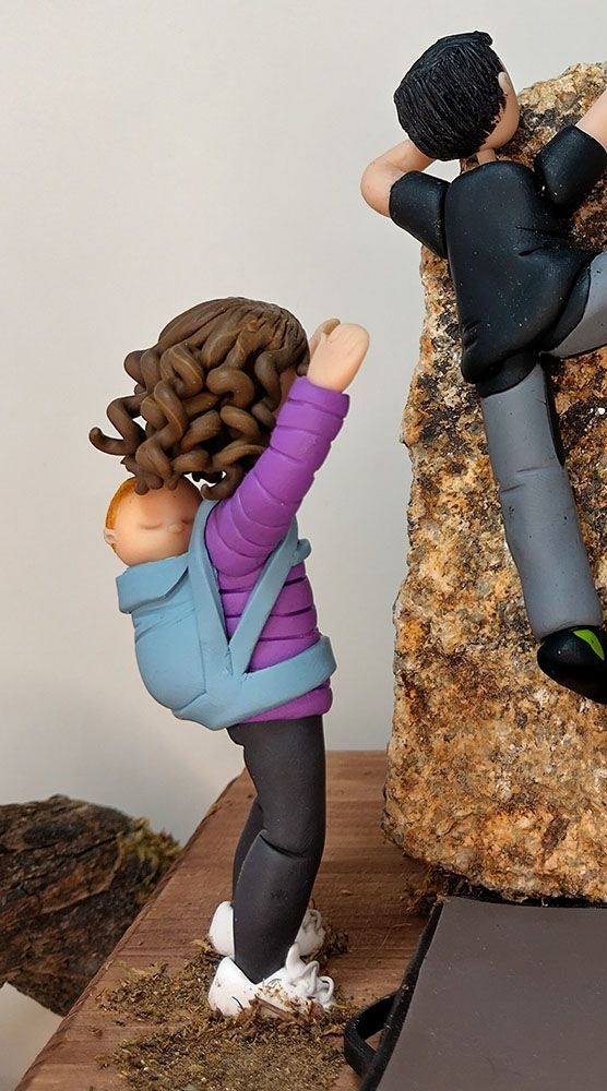 Escalador personalizado. Artesanía escalada