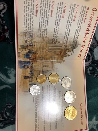 Coin set pre-euro Austria 2001
