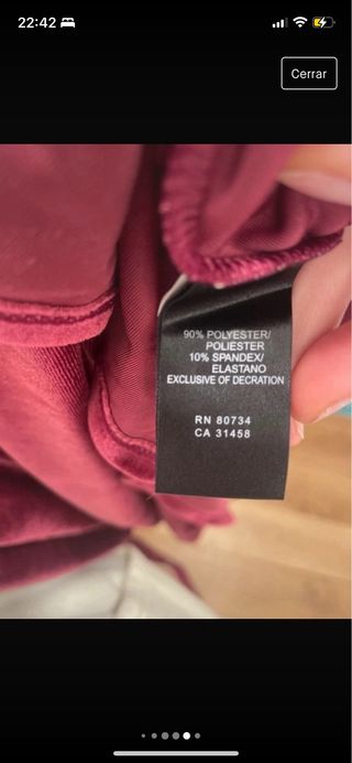 Vestido tirantes fiesta  t.40