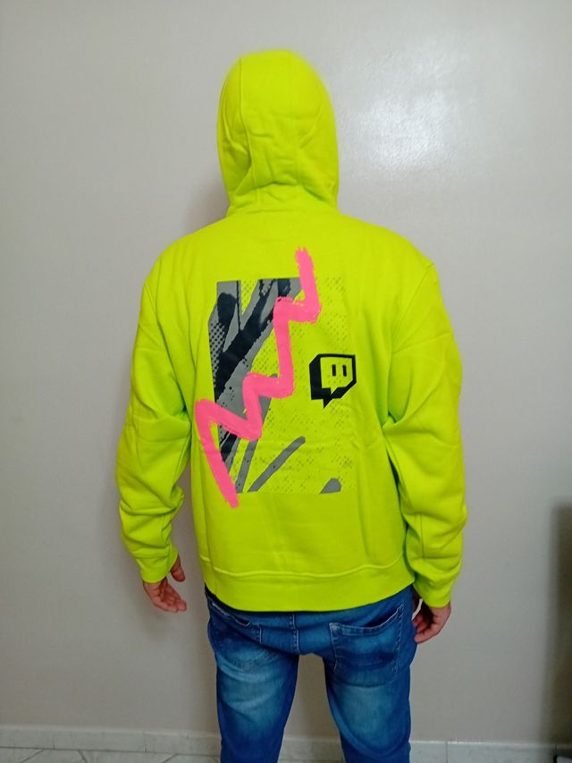 Felpa twitch, nuova, taglia L