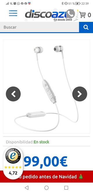 Auriculares deportivos Sennheiser CX 350 BT