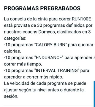 Cinta de correr