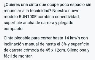 Cinta de correr
