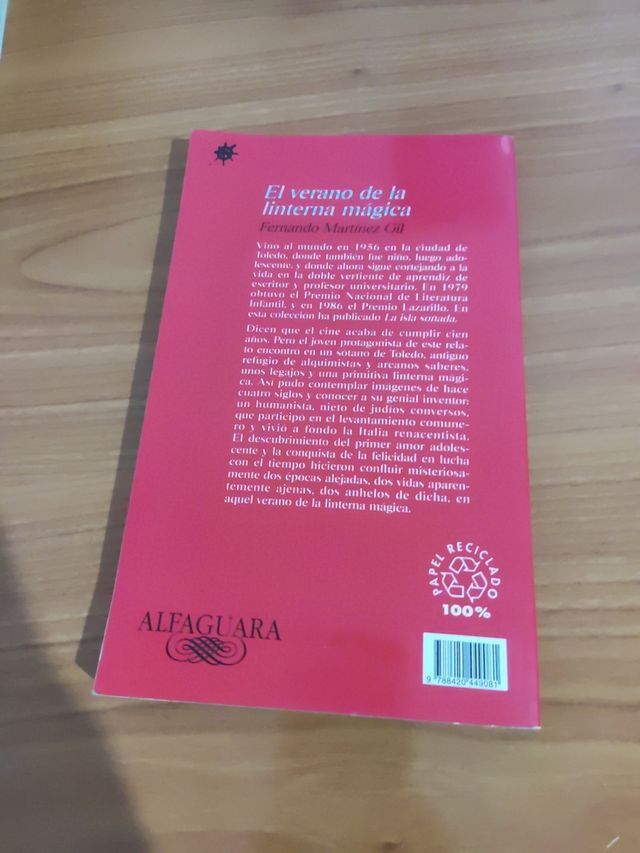 Libro el verano de la linterna mágica