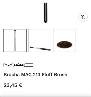 PINCEL DE OJOS 213 o 275 biselada MAC