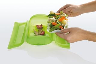 Lékué Estuche de vapor con bandeja, 1-2 p NUEVO