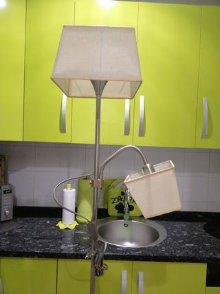 LÁMPARA DE PIE VINTAGE