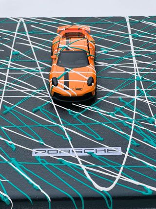 Cuadro maqueta Porsche.