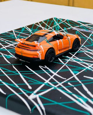 Cuadro maqueta Porsche.