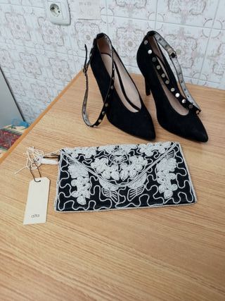 Zapatos negros de nobur o similar, numero 38 marca