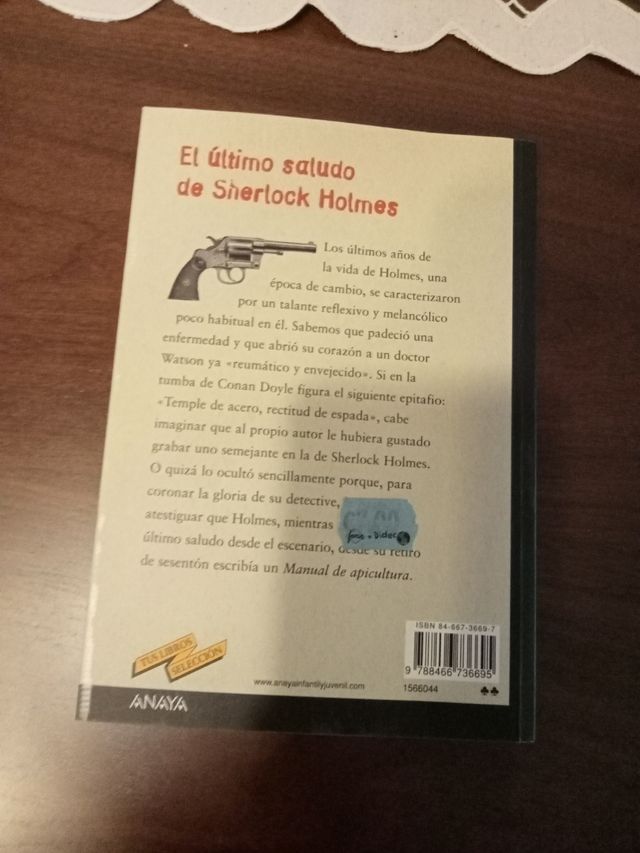 Libro El último saludo de Sherlock