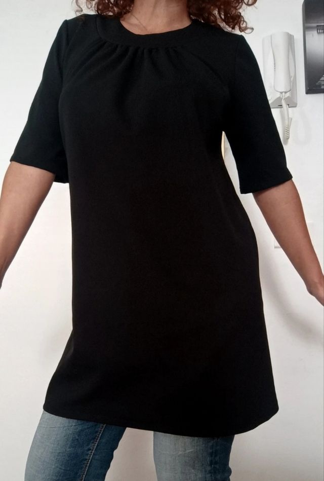 Mini abito nero donna