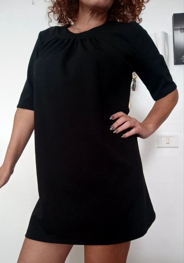 Mini abito nero donna
