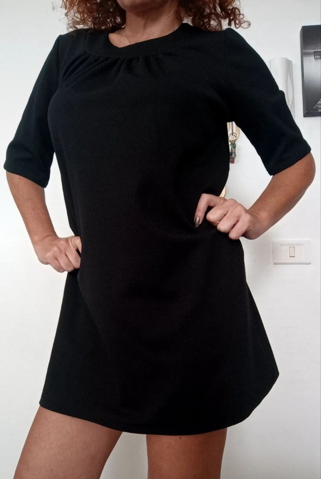 Mini abito nero donna