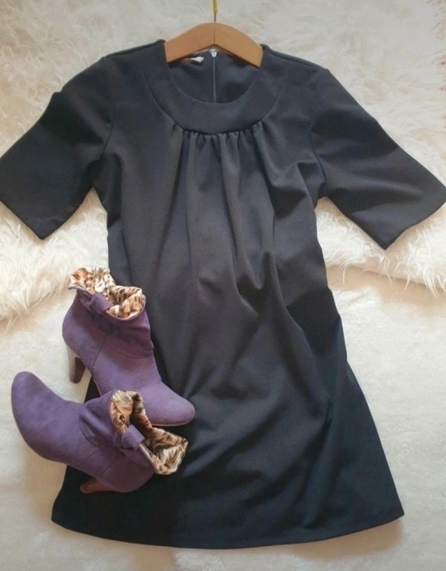 Mini abito nero donna