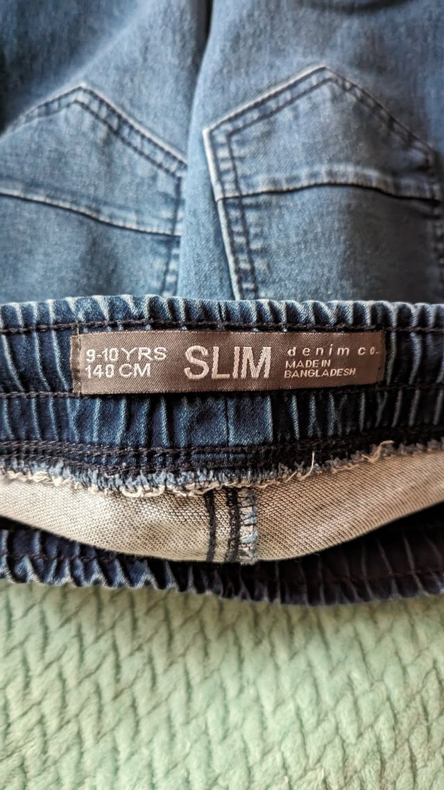 Vaqueros slim jogger 9-10 años