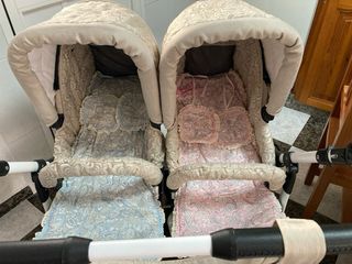 carro gemelar de bebe nuevo solo un uso