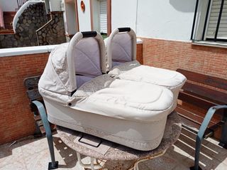 carro gemelar de bebe nuevo solo un uso