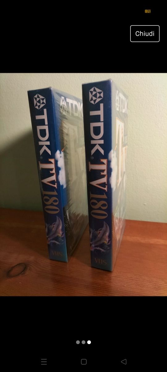 VHS (3 ore ciascuno)