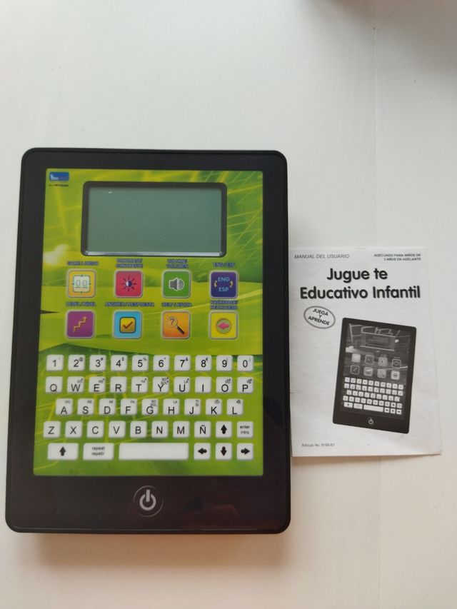Juguete, tablet infantil ingles/español