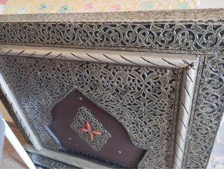 SOFA DE 3 PIEZAS ESTILO MARROQUI Y COMPLEMENTOS