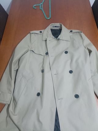 Gabardina de hombre kaki
