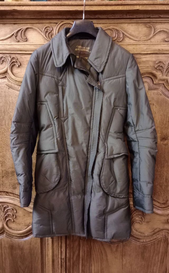 Giacca piumino grigio invernale