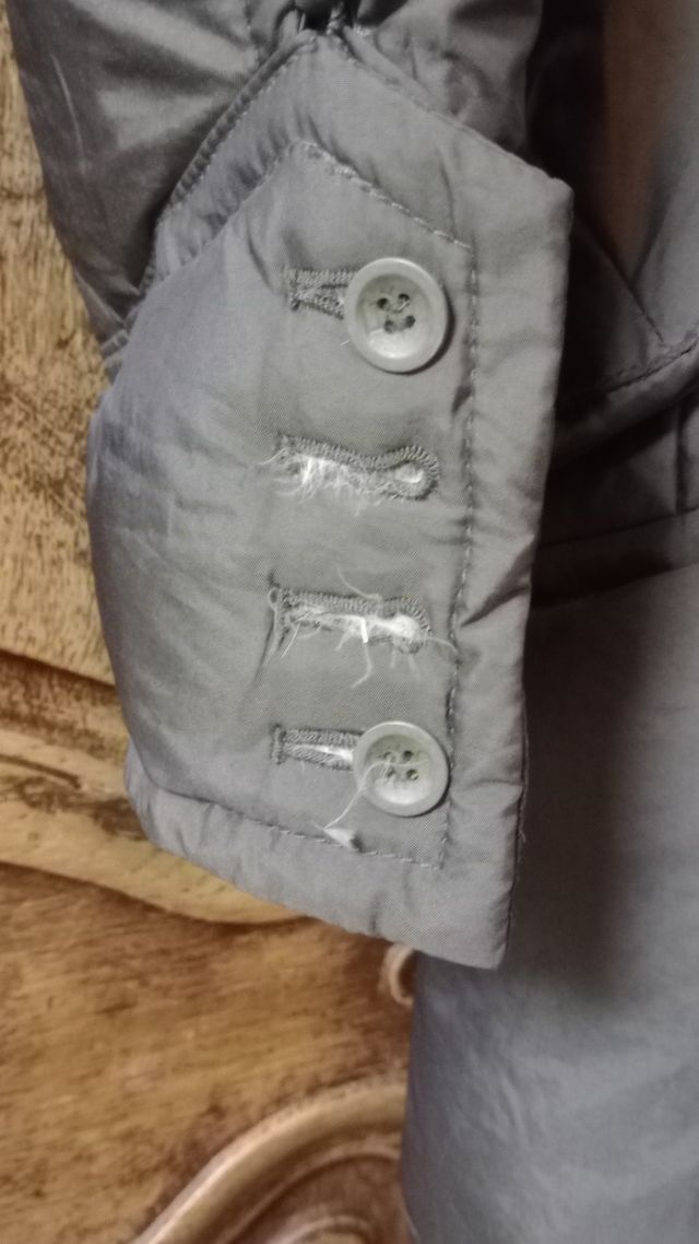 Giacca piumino grigio invernale