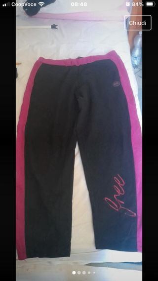 pantalone fiorella rubino