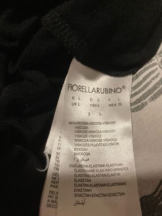 pantalone fiorella rubino