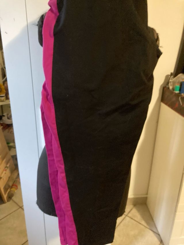 pantalone fiorella rubino