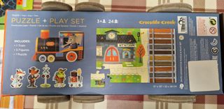 Puzzle + Play Set. Crocodile Creek