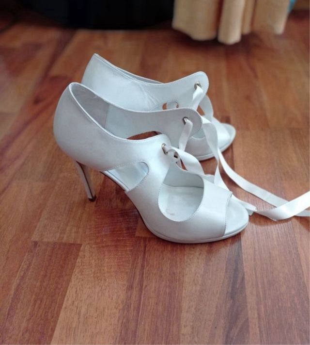 Sandalias tacon Gloria Ortiz ideal novia