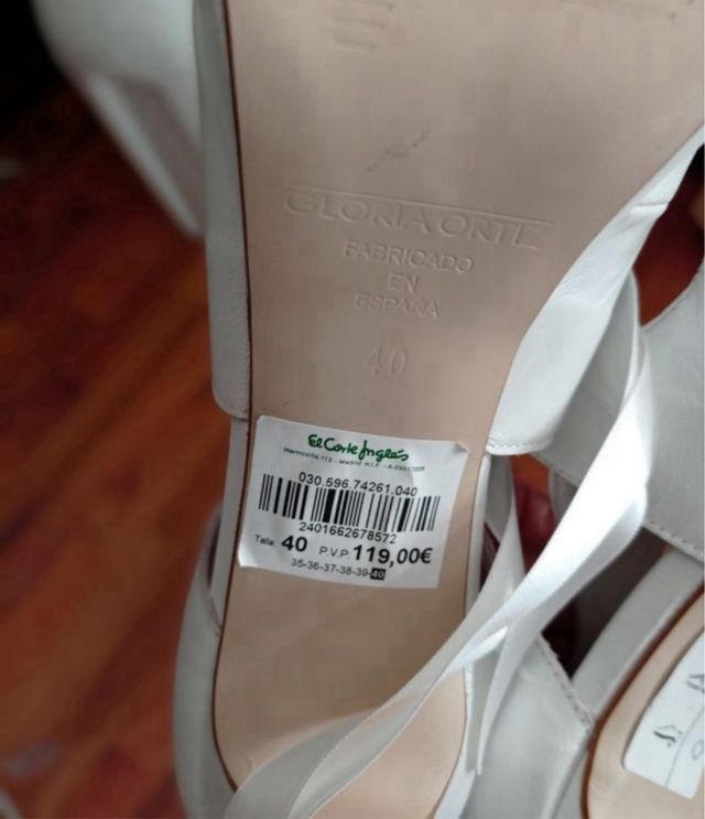 Sandalias tacon Gloria Ortiz ideal novia