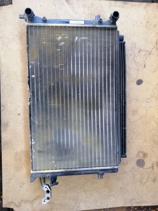 CONDENSADOR AC + RADIADOR AGUA VW VAG