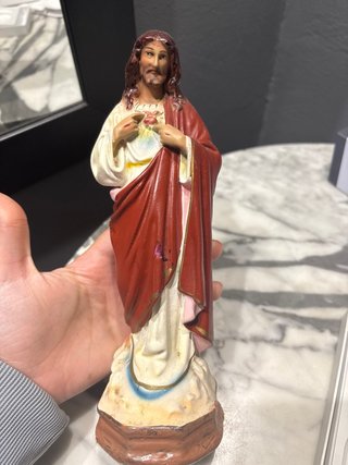 Figura escultura Sagrado Corazon de Jesús Olot
