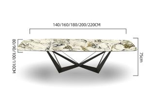 LIQUIDACIÓN Mesa de comedor MÁRMOL 220CM