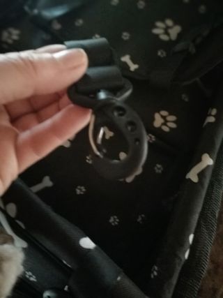 Asiento transportin de coche para perro