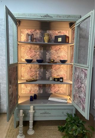 Vitrina restaurada de los años 30