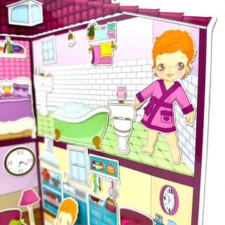 Juego magnético casa de muñecas