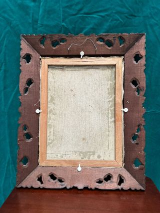 Santa Rosa, óleo sobre lienzo estilo cuzqueño