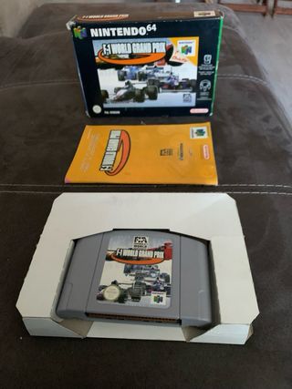 juego nintendo 64 F-1 world grand prix