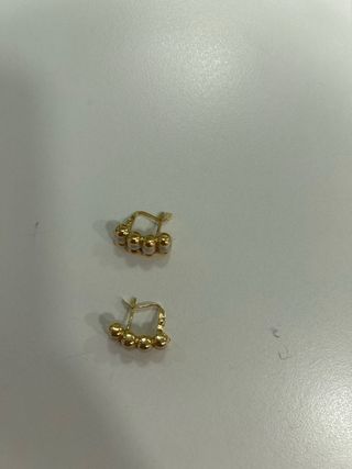 pendientes oro 18k